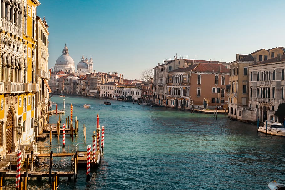 italy, venice, venise, venezia, sea, architecture, building exterior, HD wallpaper