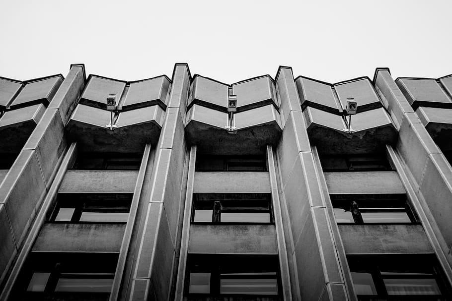 high-rise building, concrete, urban, office building, architecture HD wallpaper