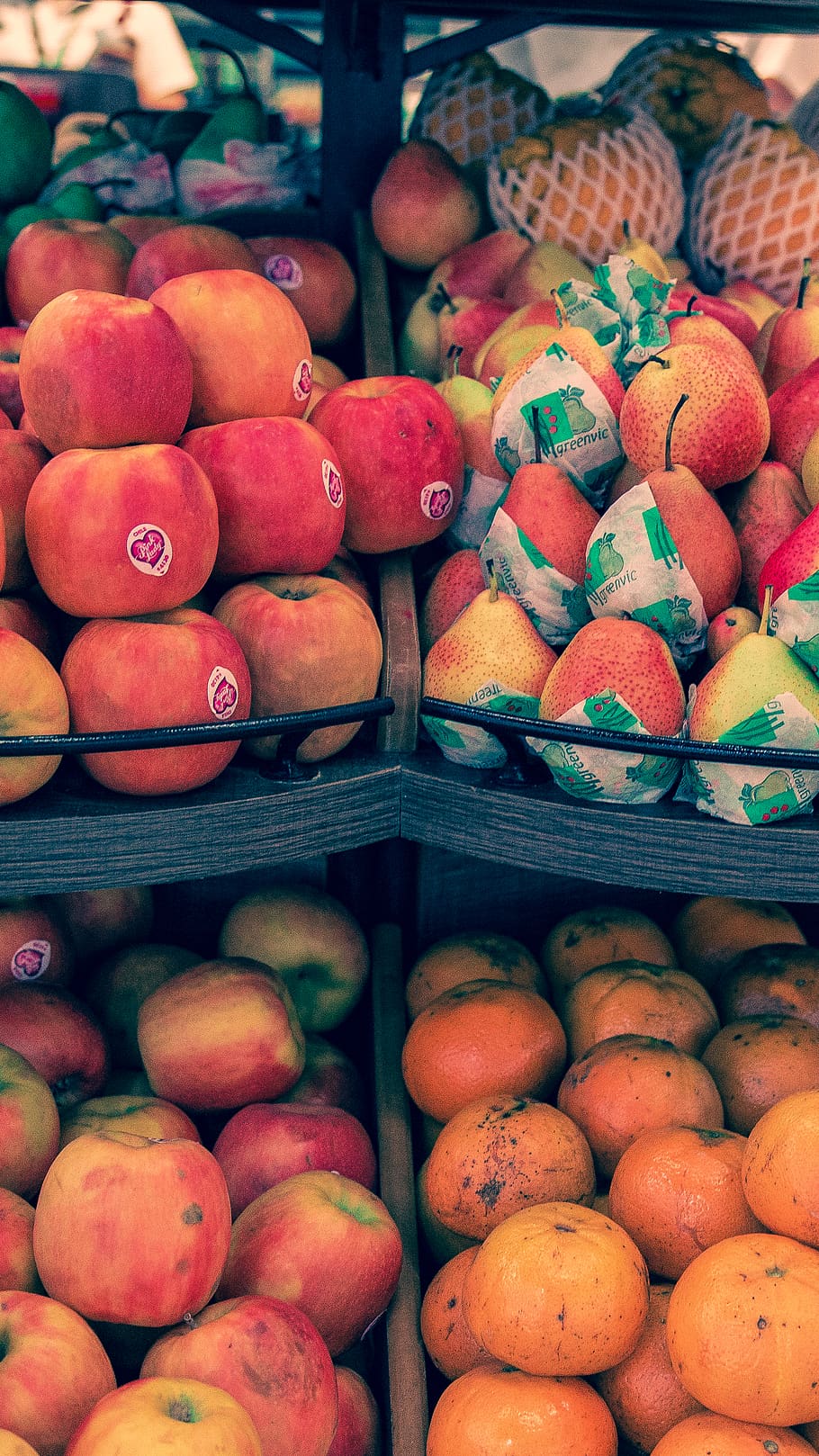 colors, food and drink, healthy eating, freshness, market, large group of objects HD wallpaper