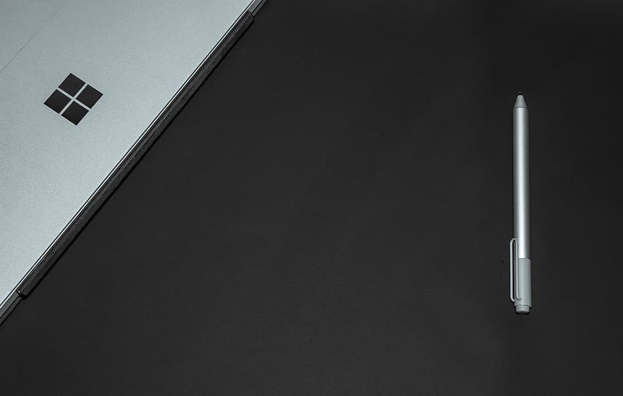 silver click pen, indoors, no people, technology, copy space HD wallpaper