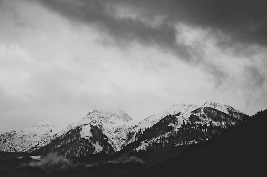 snowcapped mountain ranges, outdoors, nature, peak, ice, slope HD wallpaper