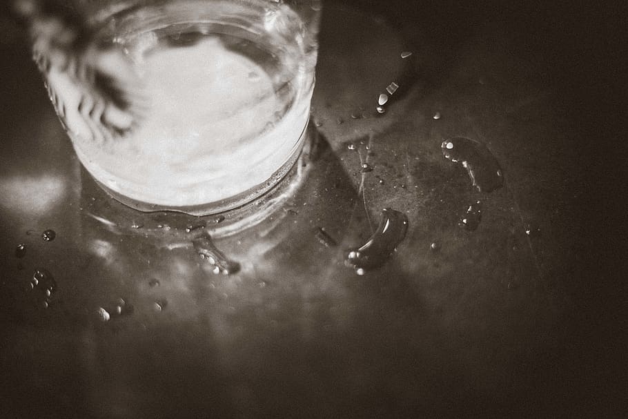 bokeh, cup, water, indoors, close-up, no people, glass, refreshment HD wallpaper