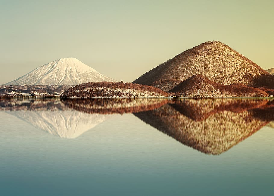 nature, background, waters, waterfront, reflection, tranquility HD wallpaper