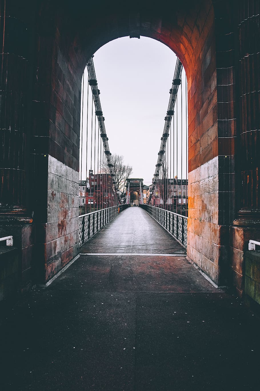 Brown Concrete Bridge, arch, architecture, building, daylight HD wallpaper