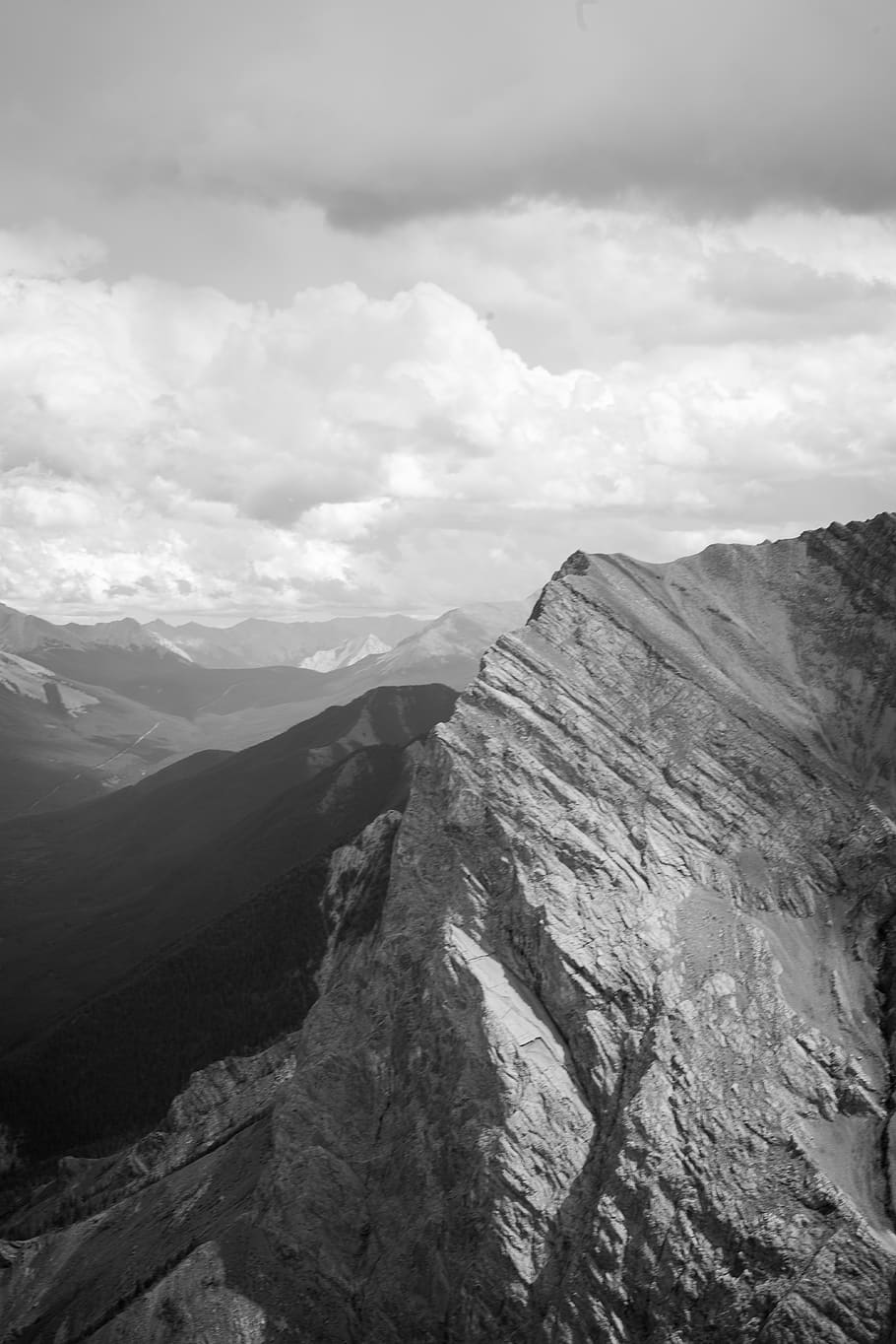 mountain, peak, summit, landscape, nature, top, ridge, beauty in nature HD wallpaper