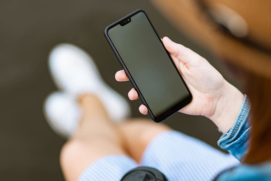 Person Holding Space Gray Iphone X, blurred background, cellular telephone HD wallpaper