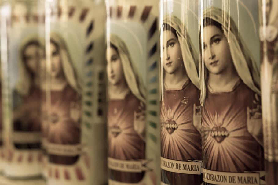 united states, san francisco, votives, shelf, candles, repetition