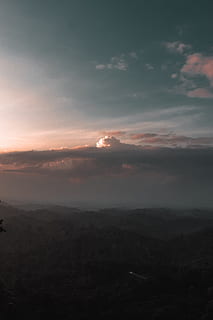 Scenic View of Sky During Dawn, 4k wallpaper, cloudiness, clouds HD wallpaper