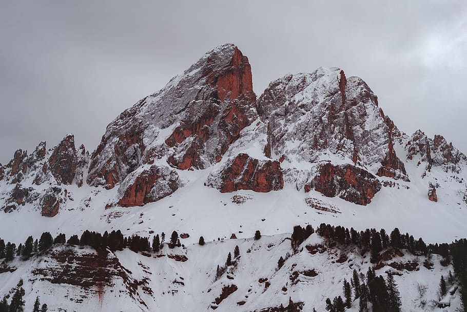 photography of Snow Capped Mountain, cold, environment, zing HD wallpaper