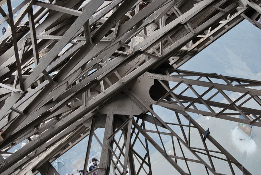 structure, eiffel tower, metal, architecture, built structure HD wallpaper