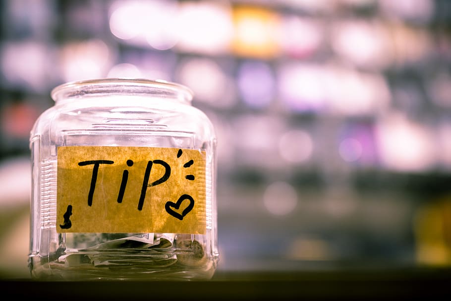 clear glass jar, vietnam, tip, money, interior, love, bokeh, currency HD wallpaper