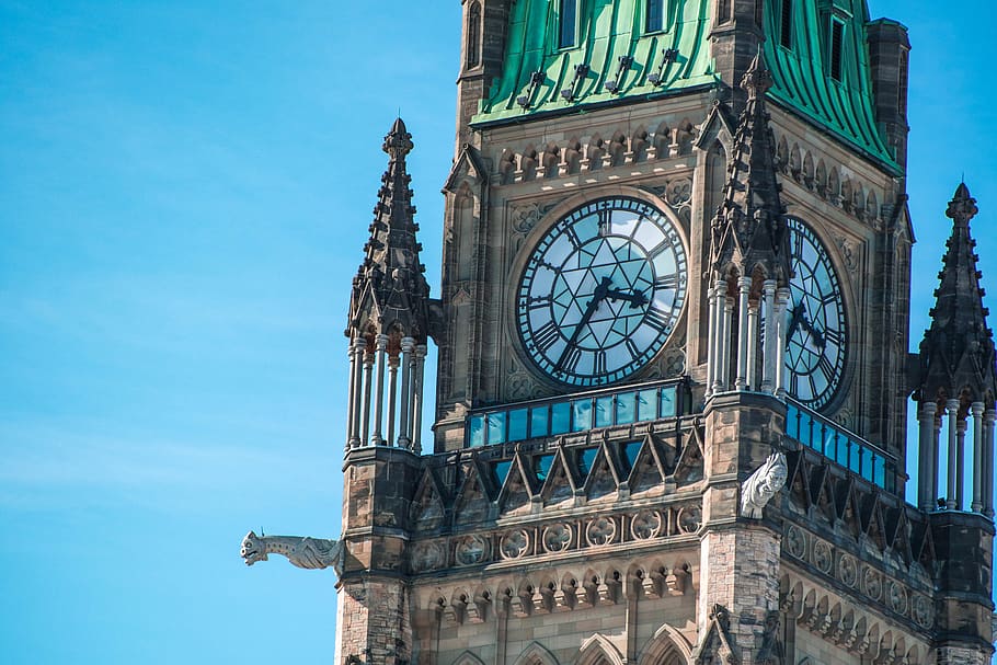 Big Ben tower at daytime, architecture, building, clock tower HD wallpaper