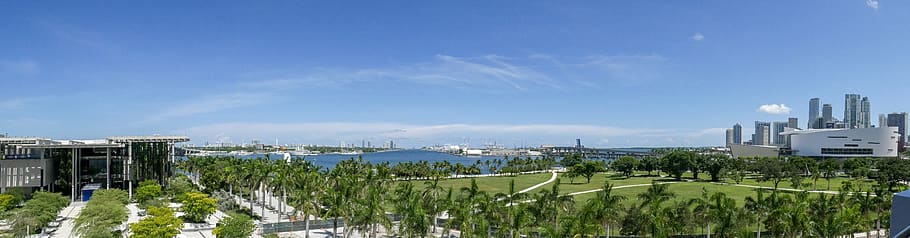 Panoramic Shot Of City, buildings, daylight, building exterior HD wallpaper