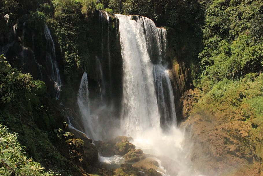 honduras, peña blanca, water, waterfall, pulhapanzak, scenics - nature, HD wallpaper