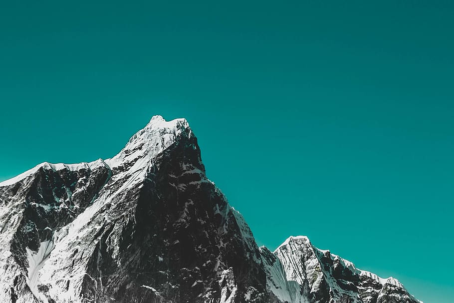 nepal, landscape, manipulation, snow, mountain, scenics - nature HD wallpaper