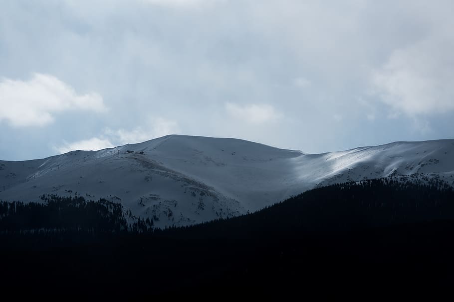 mountain, highland, cloud, sky, summit, ridge, landscape, nature HD wallpaper