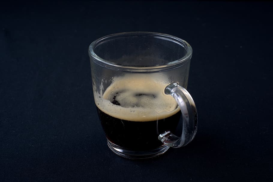 coffee, black, hot, espresso, cappuccino, breakfast, drink HD wallpaper
