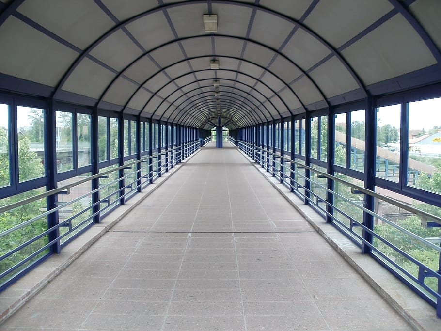 View of Greenhouse, architecture, bridge, crossing, passage, pedestrian HD wallpaper