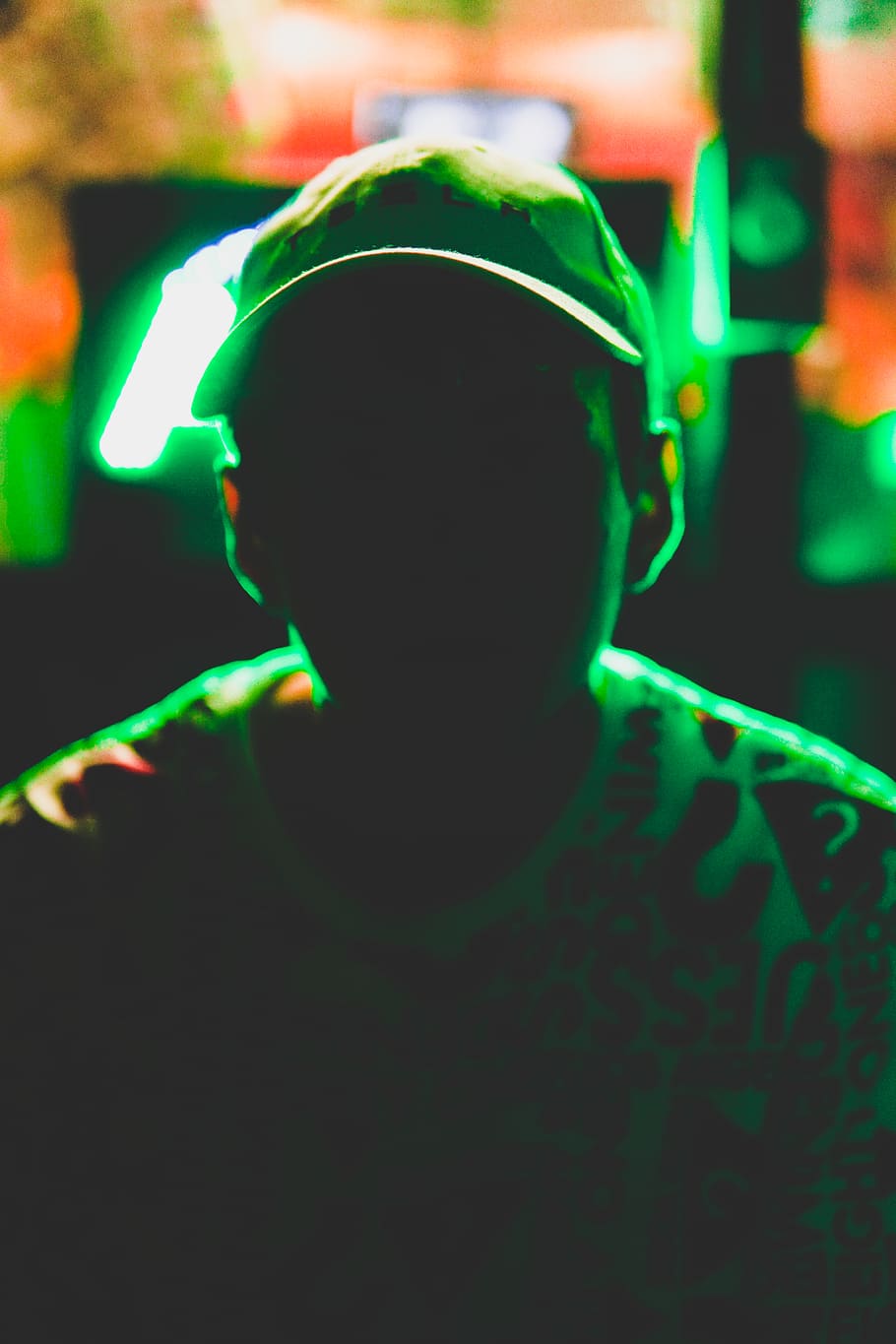 one person, rear view, real people, green color, men, headshot HD wallpaper