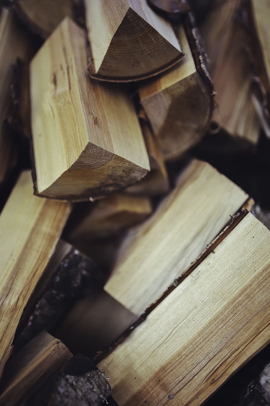 Fireplace Wood, wood - material, close-up, no people, still life HD wallpaper