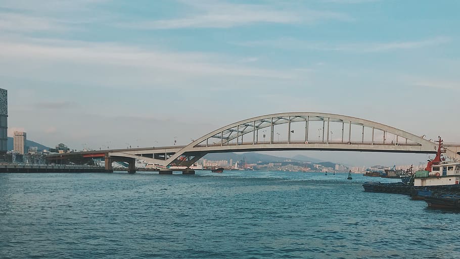 bridge, building, architecture, arch bridge, arched, transportation HD wallpaper
