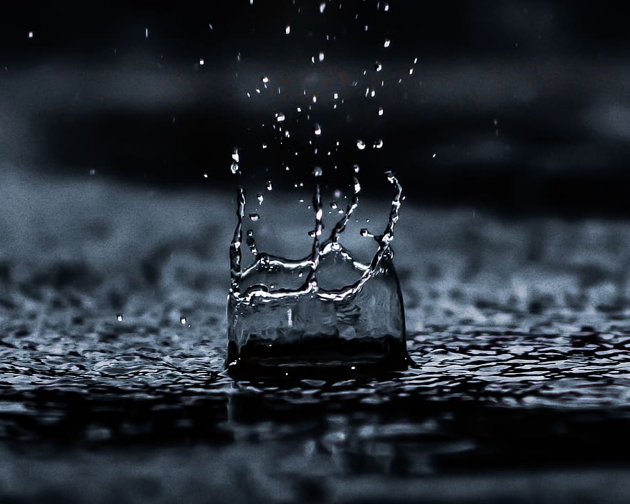 Water Droplet Digital Wallpaper, clean, clear, close-up, cold HD wallpaper