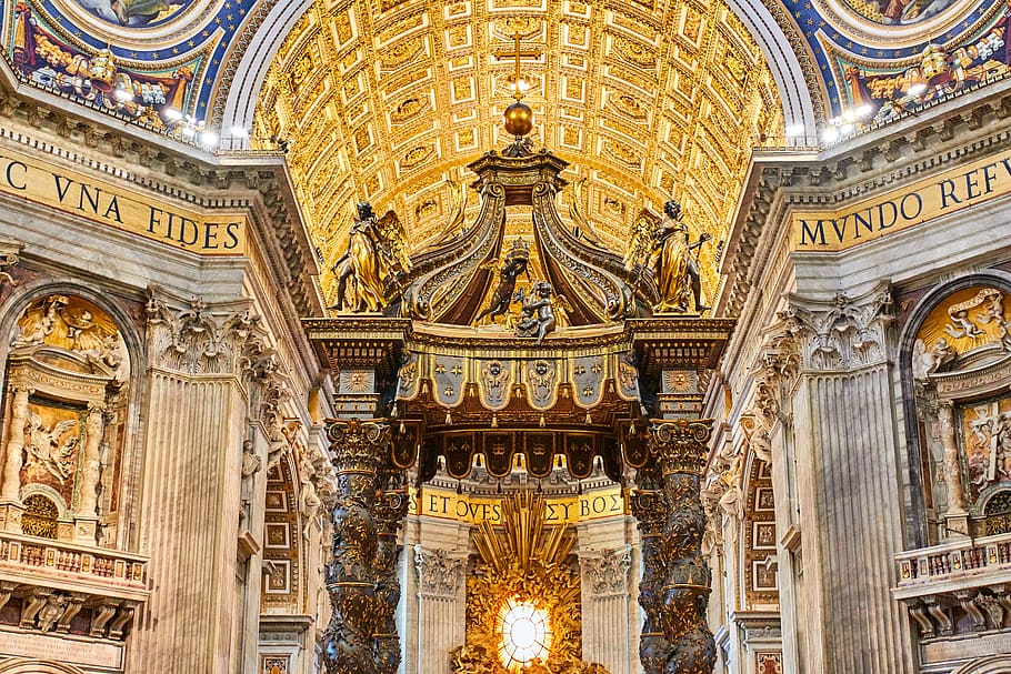vatican city, italy, church, pope, travel destinations, architecture, HD wallpaper