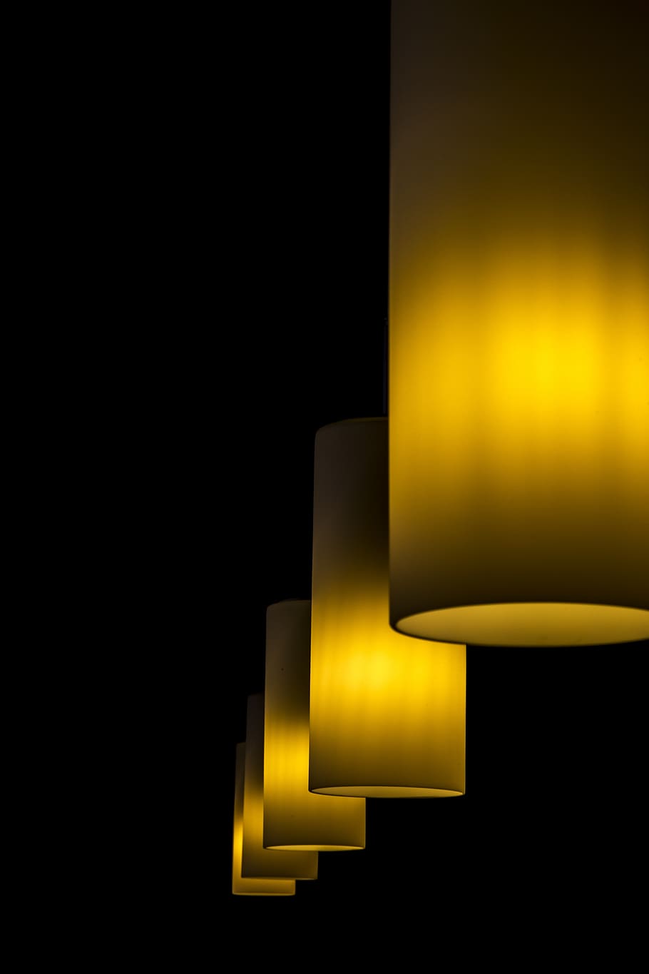 lamp, light, hanging, shining, electricity, energy, glow, voltage, HD wallpaper