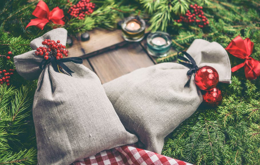 gift, bag, present, christmas, holiday, xmas, celebration, surprise HD wallpaper