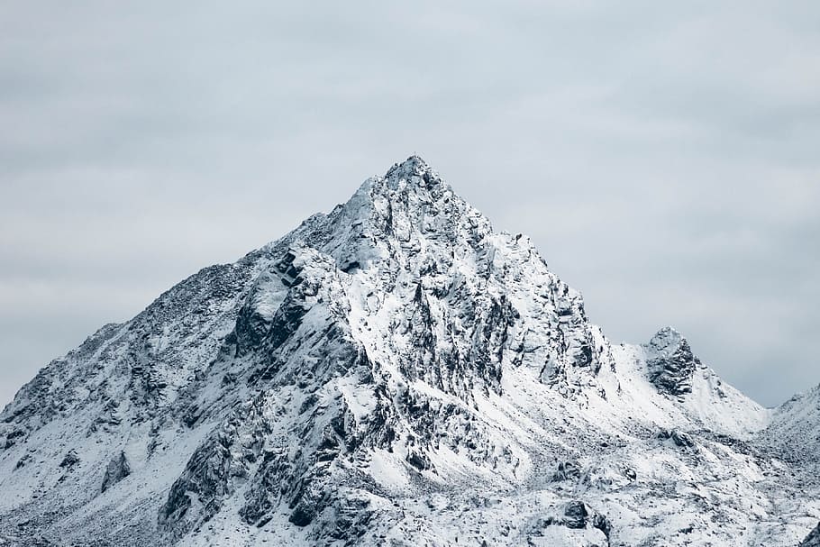 mountain covered with snows, summit cross, austria, alp, cold temperature HD wallpaper