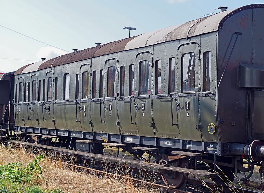 unit compartment car, german reichsbahn, drg, railway museum