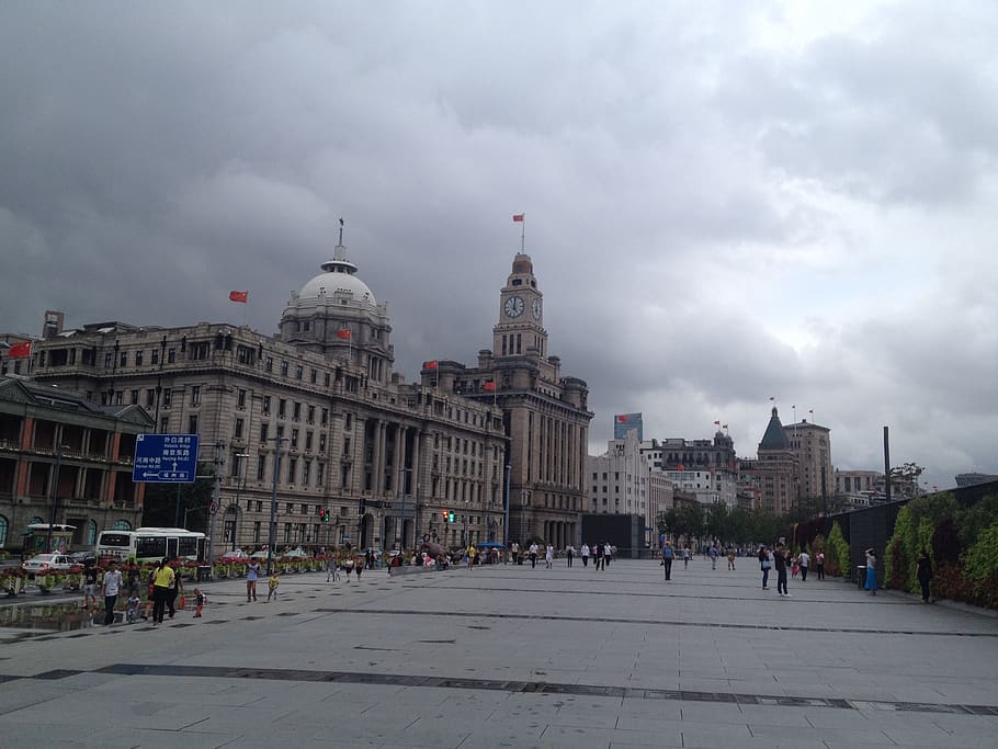 china, shanghai, building exterior, built structure, architecture HD wallpaper