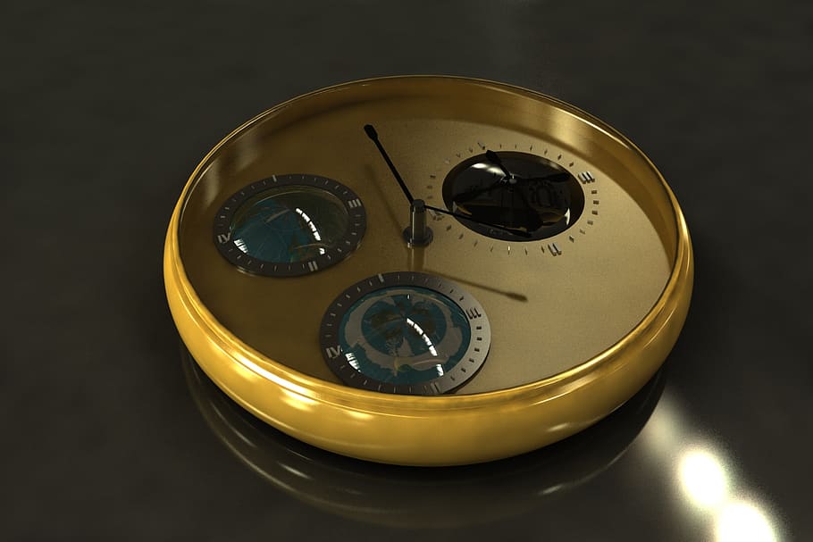 metallic, bright, technology, old, indoors, studio shot, time HD wallpaper