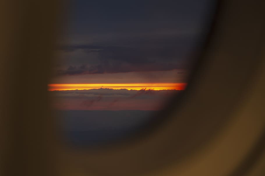 white clouds taken inside airplane, alcohol, glass, beer glass HD wallpaper