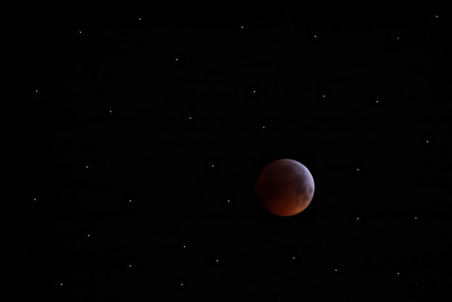 white planet, moon, night, nature, outdoors, lunar eclipse, astronomy HD wallpaper