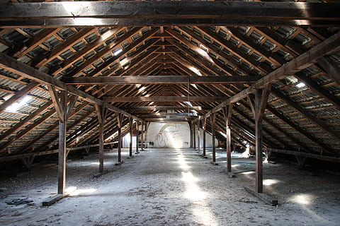 loft, attic, housing, building, indoors, germany, vogelsang HD wallpaper