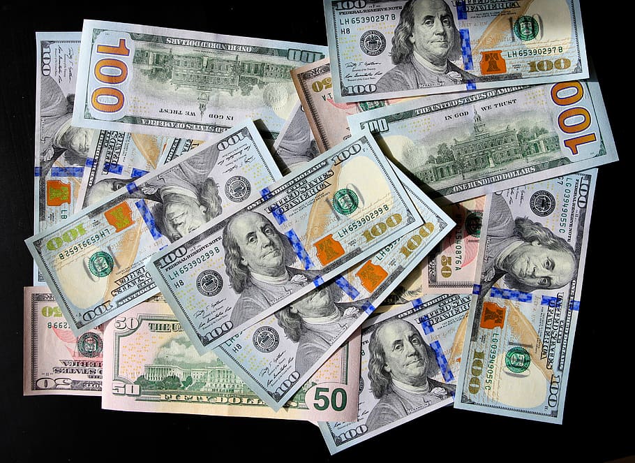dollar, dollars, new, pile, bills, heap, debt, nobody, many, HD wallpaper