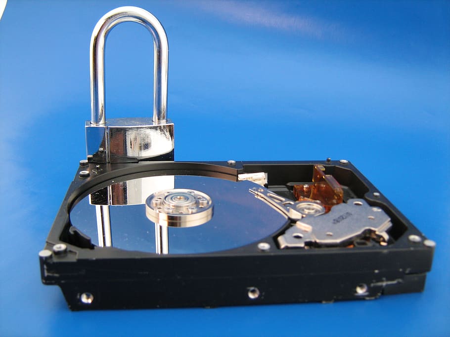 hard, drive, lock, password, steel, harddisk, tool, order, concept HD wallpaper