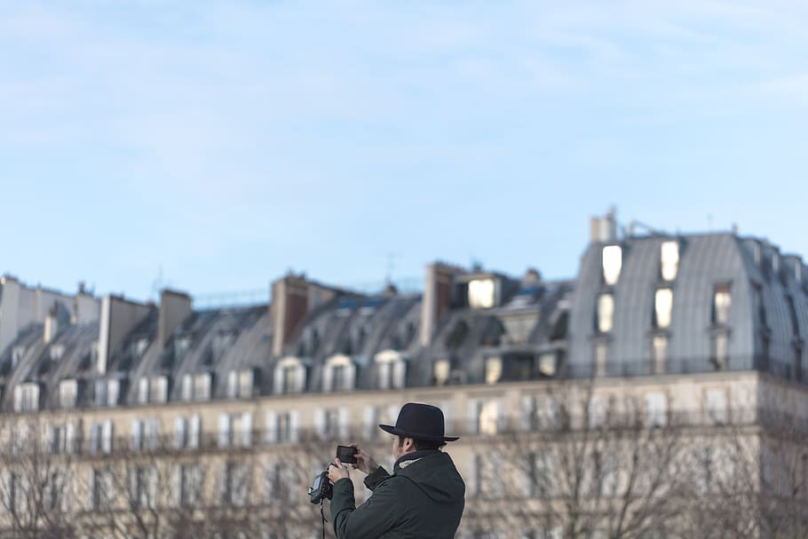 france, paris, tuileries garden, haussman, exploring, camera, HD wallpaper