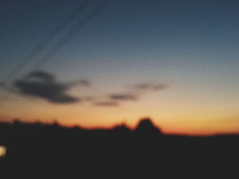 moldova, chisinau, sunset, sky, blur, light, silhouette, scenics - nature, HD wallpaper