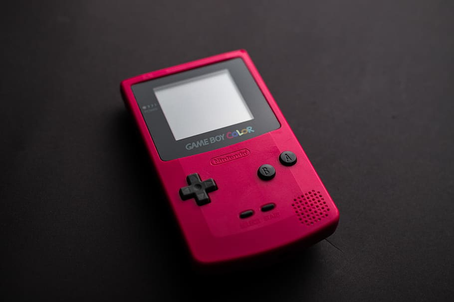 Close-up Photo of Red Game Boy Console, nintendo, portable, retro, HD wallpaper