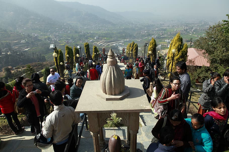 nepal, kathmandu, crowd, large group of people, real people HD wallpaper