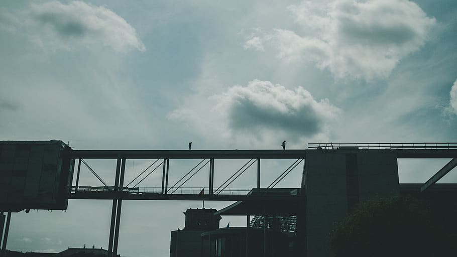 germany, berlin, working, construction, sky, moody, gh5, gh4 HD wallpaper
