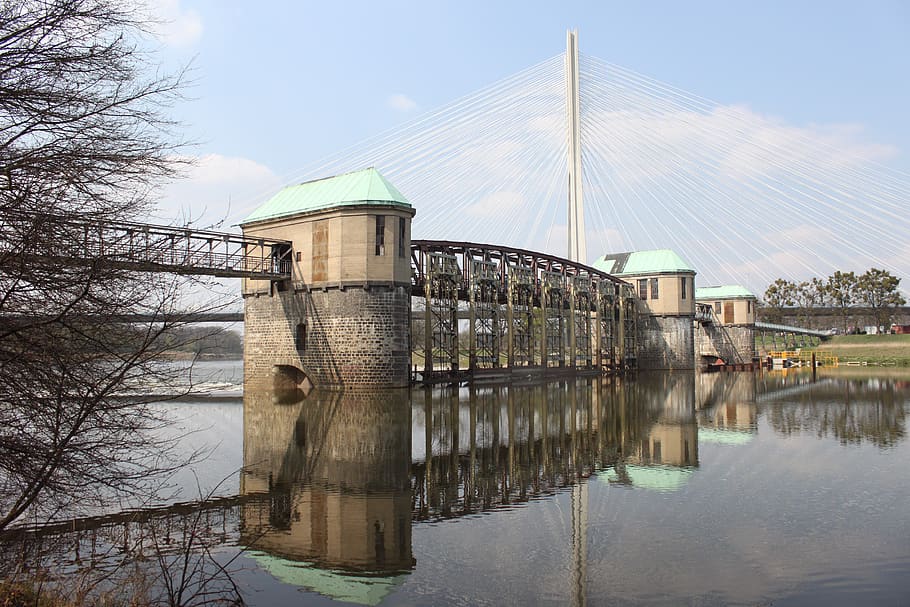 measles, river, tama, bridge, architecture, wrocław, water HD wallpaper