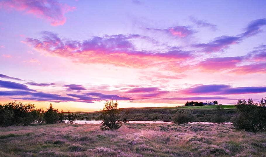iceland, cloud - sky, scenics - nature, beauty in nature, plant HD wallpaper