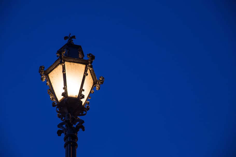 light, streetlight, night, lantern, the lamppost, decorative HD wallpaper