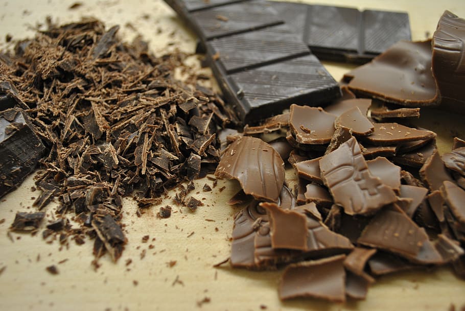 food, batch, dry, desktop, wood, chocolate, brown, still life HD wallpaper