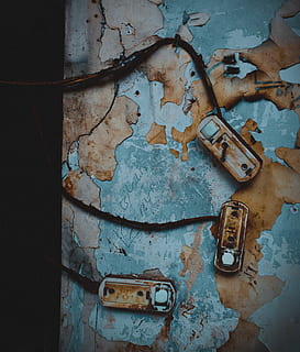 rust, painting, art, lock, person, human, machine, bracket HD wallpaper