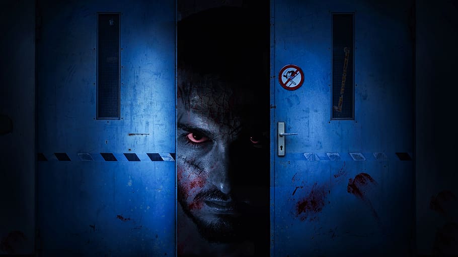 dark, folk, sinew, mystery, horror, door, spooky, fear, blood HD wallpaper