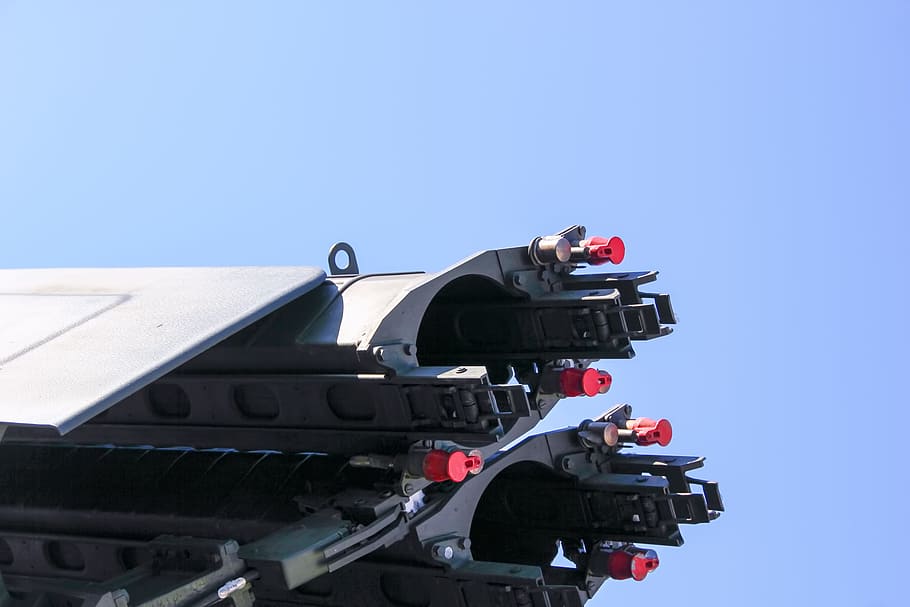 rocket, military, technique, spb, clear sky, transportation HD wallpaper
